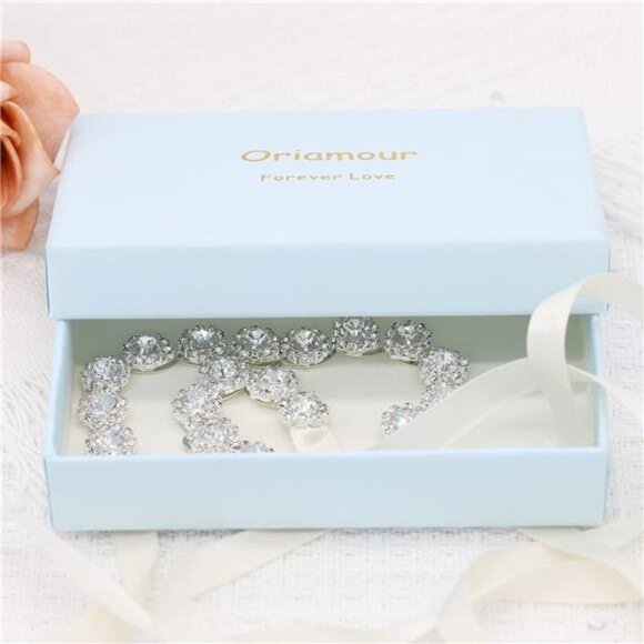 Crystal Wedding Headband Bridal Headpiece Rhinestone Bridal Hair Accessories - Picture 4 of 7